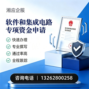株洲软件和集成电路专项资金申报服务