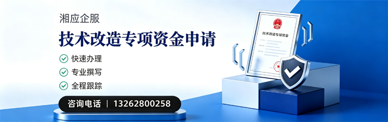 株洲技术改造专项资金申报服务