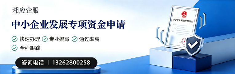 株洲中小企业发展专项资金申报服务