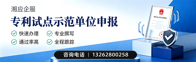 株洲专利试点示范单位申报服务