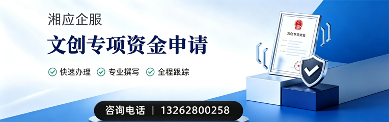 株洲文创专项资金申报服务