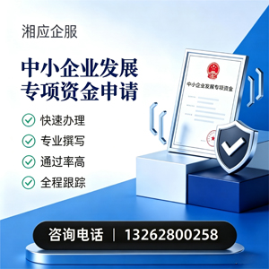 株洲中小企业发展专项资金申报服务