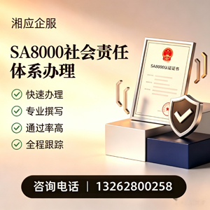 株洲SA8000社会责任体系认证服务
